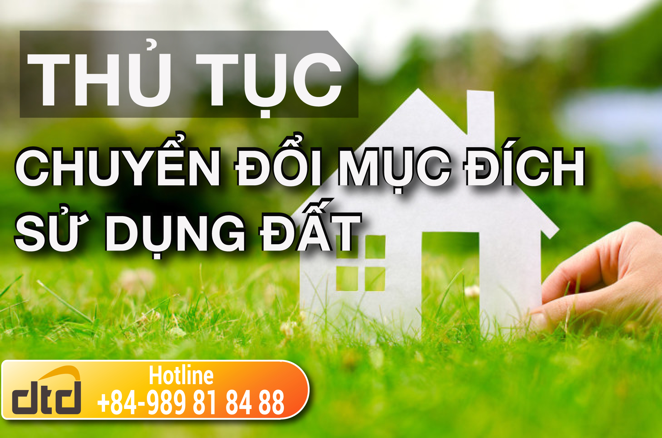 Thủ tục chuyển đổi mục đích sử dụng đất