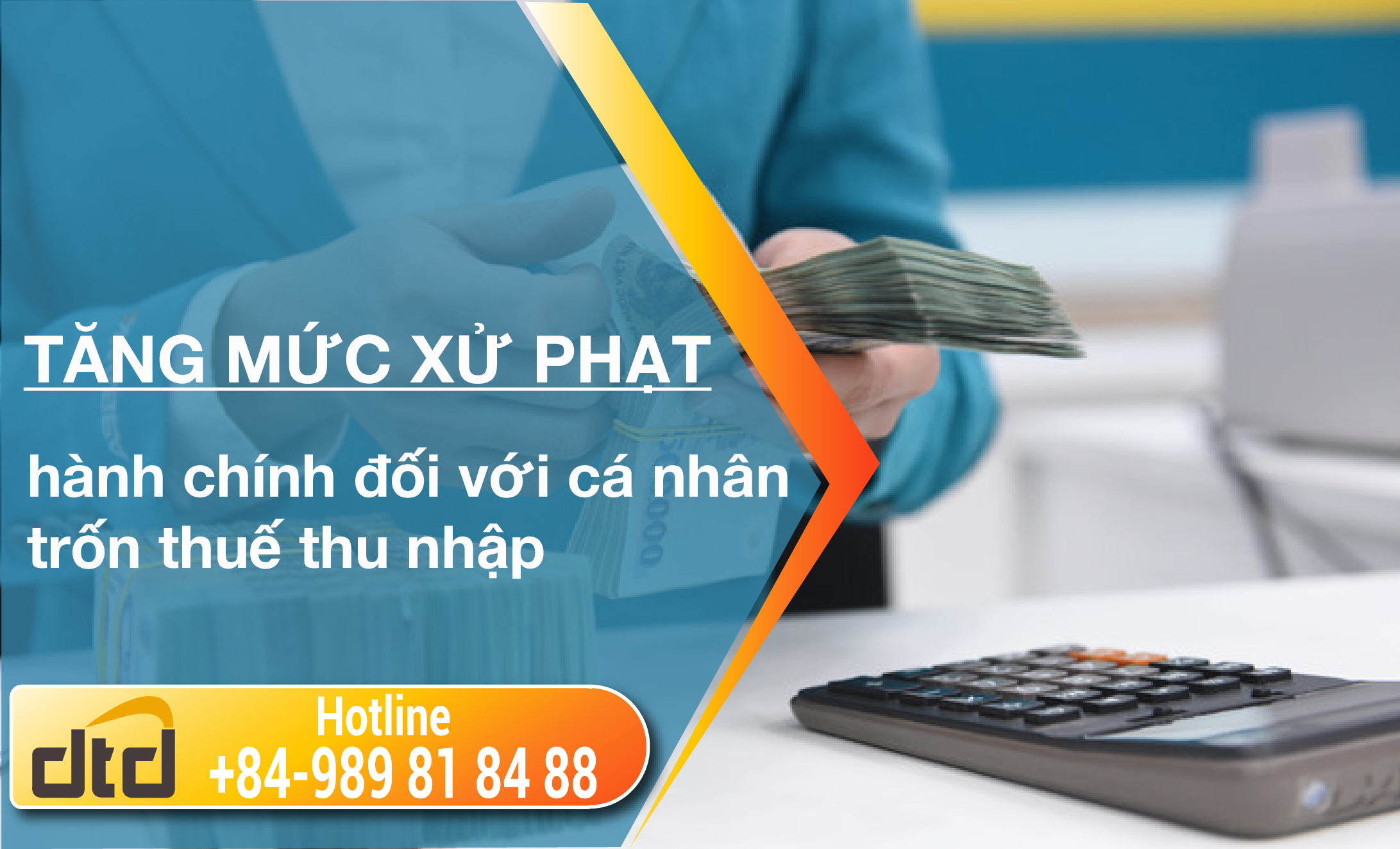Tăng mức xử phạt hành chính đối với cá nhân trốn thuế thu nhập